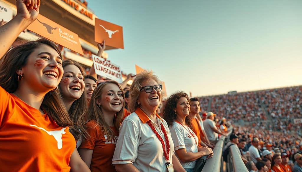 longhorns fans student section longhorns fans student section