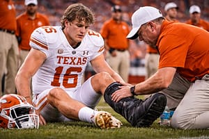 arch manning injured