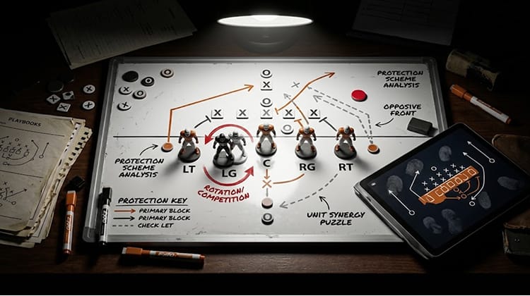 The Left Guard Competition Is Still Unresolvedt
